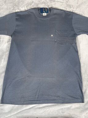 Vintage Towncraft JCPenney Striped T Shirt Mens M Oversized Made In USA 90s